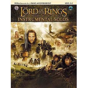 Lord Of The Rings: Instrumental Solos: Viola/Piano Accompaniment (Book And CD)