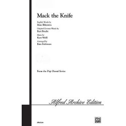 Kurt Weill: Mack The Knife (SATB)