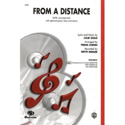 Julie Gold: From A Distance (SATB)