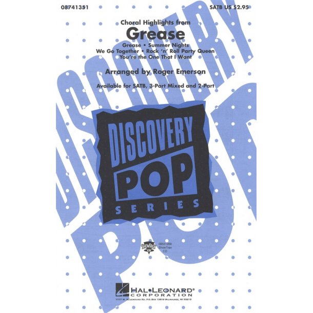 Grease: Choral Highlights (SATB)