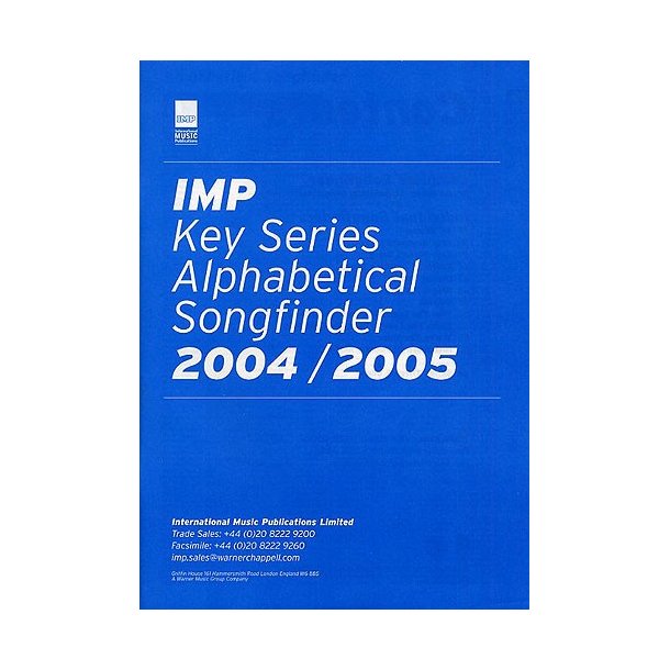 Imp Key Series: Alphabetical Songfinder 2004