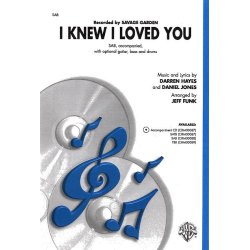 Darren Hayes And Daniel Jones: I Knew I Loved You