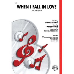 Victor Young: When I Fall In Love (SATB)