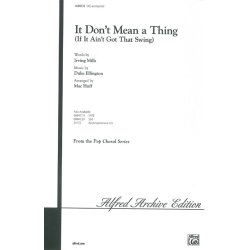 Duke Ellington: It Don't Mean A Thing (SAB)