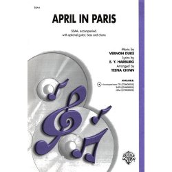 Vernon Duke: April In Paris (SSAA)