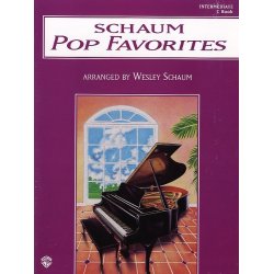 Schaum Pop Favourites - Intermediate C Book