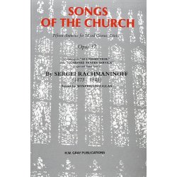 Sergei Rachmaninov: Songs Of The Church - All Night Vigil Op.37 (Vocal Score)