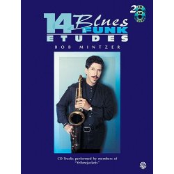 14 Blues and Funk Etudes Book with 2cds.