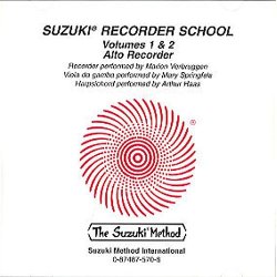 Suzuki Recorder School Volumes 1 and 2: Alto Recorder (CD)