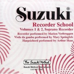 Suzuki: Recorder School Volumes One And Two - Soprano Recorder (CD)