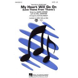 James Horner: My Heart Will Go On (Love Theme From Titanic) (SATB)