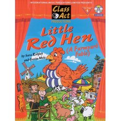 Little Red Hen (A Farmyard Fable) With Cd For Piano, Voice And Guitar