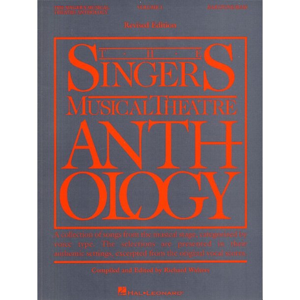 The Singers Musical Theatre Anthology: Volume One (Baritone Or Bass) - Revised Edition