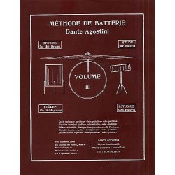Dante Agostini: Methode De Batterie: Techniques Sup&eacute;rieures - Volume 3