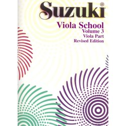 Suzuki Viola School Volume 3 - Viola Part (Revised Edition)