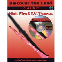 Discover The Lead: Kids' Film And T.V. Themes For Clarinet