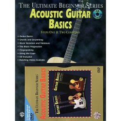 Ultimate Beginner: Acoustic Guitar Basics Steps One And Two Combined (Book and DVD)