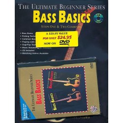 Ultimate Beginner: Bass Basics Steps One And Two Combined (Book/DVD)