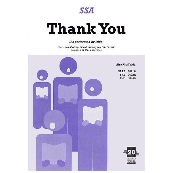 Dido Armstrong And Paul Herman: Thank You (SSA)