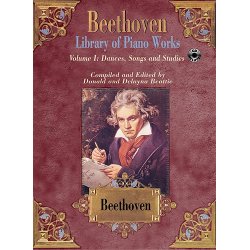Beethoven Library Of Piano Works Volume I: Dances, Songs and Studies
