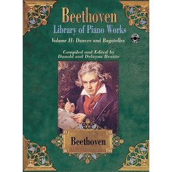 Beethoven Library Piano Works Volume Ii Dances And Bagatelles Bk/Cd