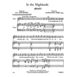 Cecil Armstrong Gibbs: In The Highlands (Voice/Piano)
