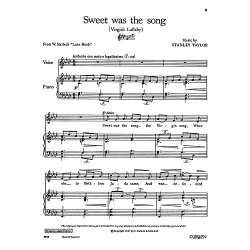 Taylor Sweet Was The Song V/P