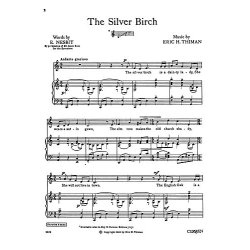 Thiman, E The Silver Birch Voice And Piano