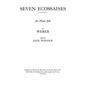 Weber Seven Ecossaises Piano