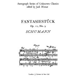 Schumann, R Fantasiestuck Op12 No9 Piano