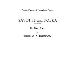 Johnson Gavotte And Polka Piano