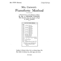 Mrs Curwen's Pianoforte Method 5th Step (Kinross)