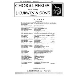 Williams V Easter Hymn Satb