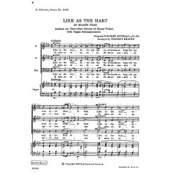 Novello, V Like As The Hart Sab