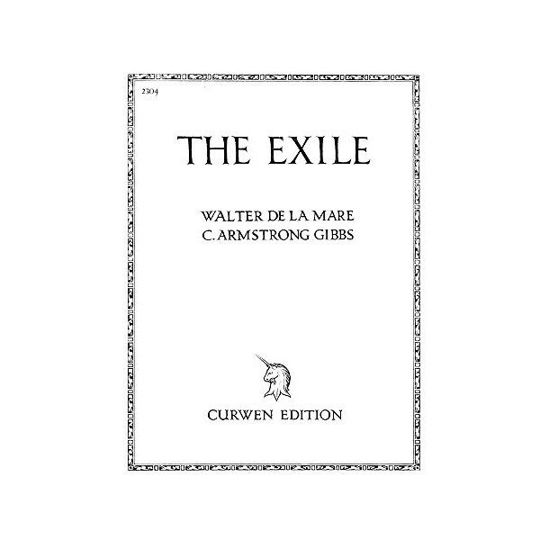 Armstrong Gibbs The Exile Voice/Piano