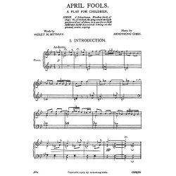 Armstrong Gibbs April Fools (A Play For Children) Unison/Piano