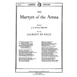 De Rille, L The Martyrs Of The Arena Ttbb/Piano