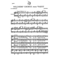 Gounod, C Soldiers Chorus From 'faust' Ttbb/Piano