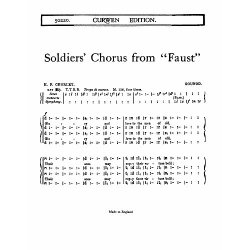 Gounod, C Soldiers Chorus Tonic Ttbb
