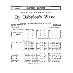 Charles Gounod: By Babylon's Wave (arr. Fletcher) (TTBB Tonic Sol-fa- Welsh Text)
