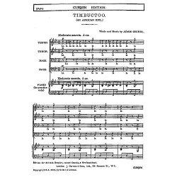 Adam Geibel: Timbuctoo (An African Idyl)