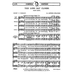 Sullivan, A The Long Day Closes Ttbb/Piano