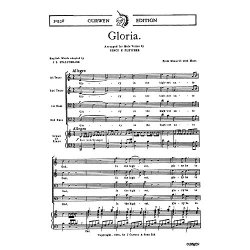 W.A. Mozart: Gloria (TTBB/Piano) - English Text Edition
