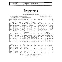 Protheroe, D Invictus Ttbb (Tonic)