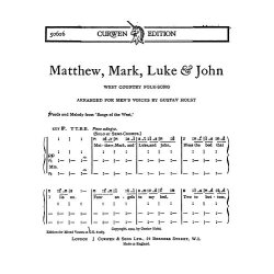 Holst Matthew Mark Luke Ttbb Tonic