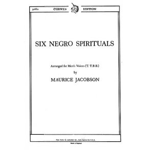 Jacobson, M Six Negro Spirituals Ttbb