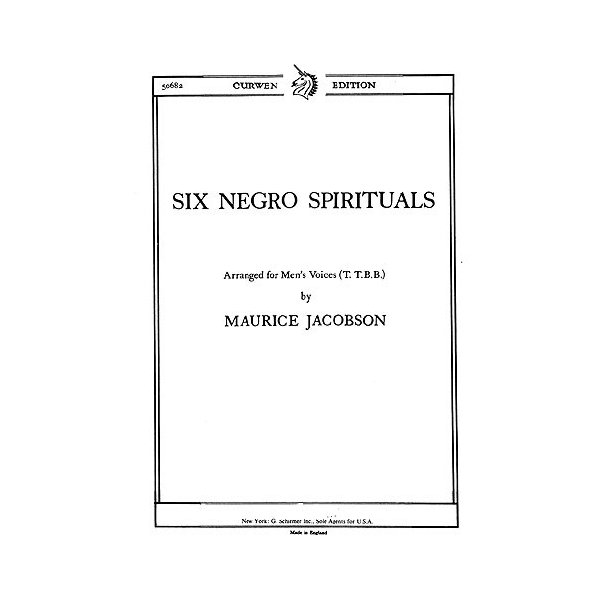 Jacobson, M Six Negro Spirituals Ttbb