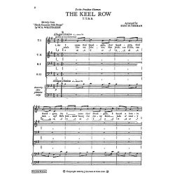 Thiman, E The Keel Row Ttbb/Piano