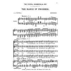 Giacomo Meyerbeer: March Of Progress (SATB)