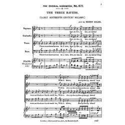 Hiles The Three Ravens Satb